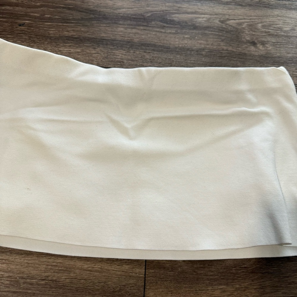 Zara White Off-Shoulder Crop Top - Picture 6 of 9